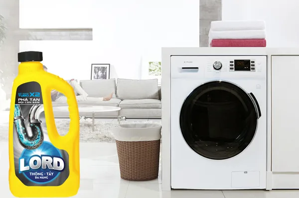 Clean the washing machine drum Fast - Clean with Lord's multi-purpose cleaner