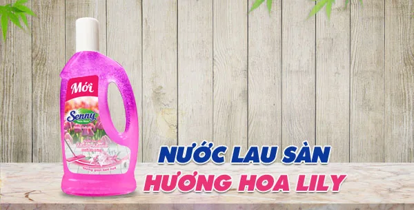 Senny floor cleaner with lily scent, quickly removes stubborn stains