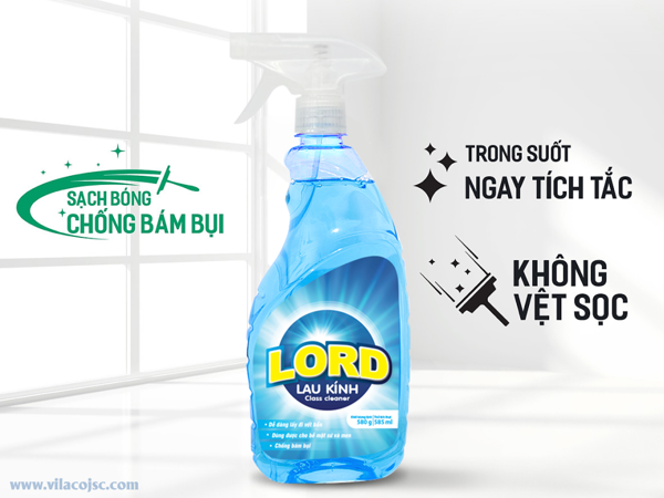 Lord glass cleaner - Shiny clean and dust-proof