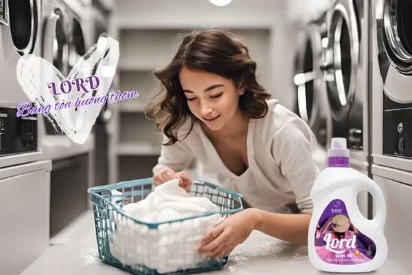 Nước giặt xả Lord đam mê lưu hương dài lâu, yêu thương đậm sâu