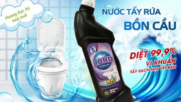 Đột Phá Công Nghệ: Nước Tẩy Rửa Bồn Cầu Lord Thông Minh, Hiệu Quả