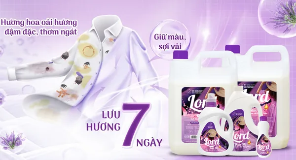Chạm Vào Sự Tinh Tế – Nước Xả Vải Lord Đam Mê, Hương Thơm Lưu Luyến Cả Ngày