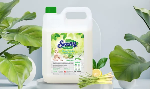 Lau Sàn Nhẹ Tay – Sạch Ngay Với Hương Sả Chanh Senny