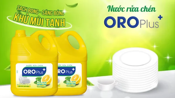 Trải Nghiệm Sạch Mát Tự Nhiên Với Nước Rửa Chén Oroplus Tinh Chất Chanh