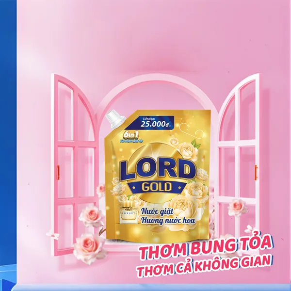 Nước Giặt Lord Hương Nước Hoa Sang Trọng Chuẩn Phong Cách Thượng Lưu