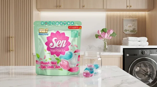 Viên Giặt Xả Sen Thanh Mát Tựa Cánh Sen – Trải Nghiệm Thực Tế Có Xứng Đáng Đồng Tiền?