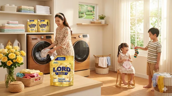 Review Nước Giặt Lord Gold – Thơm Lâu Như Nước Hoa
