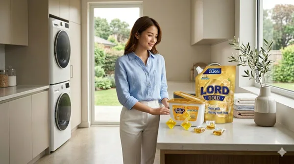 Nước Giặt Lord Gold Hương Nước Hoa – Giải Pháp Giặt Xả Thơm Lâu Cho Gia Đình Hiện Đại