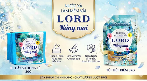 Đánh Thức Cảm Giác Tươi Mới Với Nước Xả Lord Nắng Mai