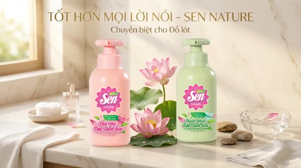 Nước Giặt Đồ Lót Sen – Chăm Sóc Điều Thầm Kín, Cho Chị Em Luôn Thơm Tho, Thoáng Sạch