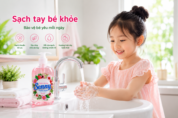 Bí quyết bảo vệ đôi tay ngát hương: Review chi tiết nước rửa tay Senny hương trái cây