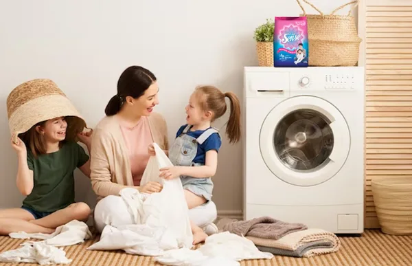 Which washing powder is safe for hands and is a favorite among housewives today?