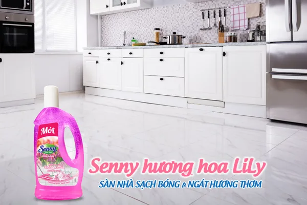 Relaxing home scent with Senny floor cleaner with Lily scent