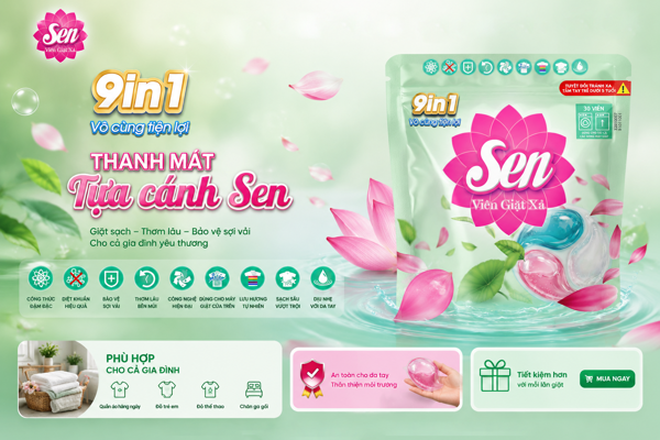 Viên Giặt Xả Sen Thanh Mát Tựa Cánh Sen – Đánh Giá Thực Tế Có Tốt Không?