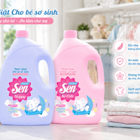 Nước Giặt Sen Baby Organic 3kg Cho Trẻ Sơ Sinh: An Toàn, Dịu Nhẹ, Thơm Lâu