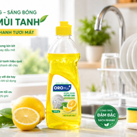 Tạm biệt mùi tanh, chào không gian bếp ngát hương chanh cùng Oroplus!