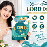 Nước Giặt LORD Delux 3KG – Hương Nước Hoa, Giặt Sạch, Giữ Màu Sợi Vải