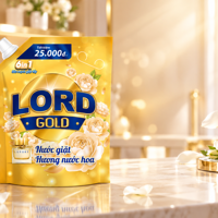 Nước Giặt LORD GOLD Hương Nước Hoa – Sạch Thơm Cho Cả Gia Đình