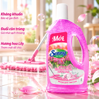 Nước Lau Sàn Senny Hương Hoa Lily – Sạch Thơm, Kháng Khuẩn