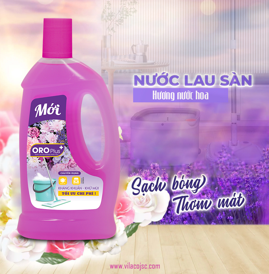 Nước Lau Sàn Oroplus Hương Nước Hoa 980g