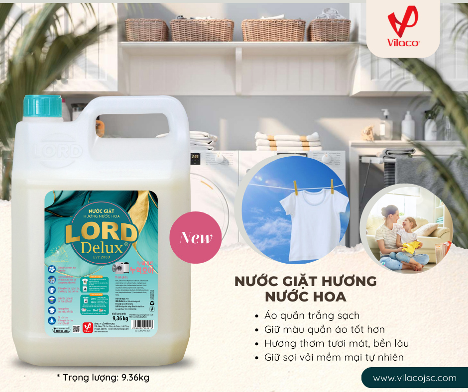  Nước giặt Lord Delux hương nước hoa