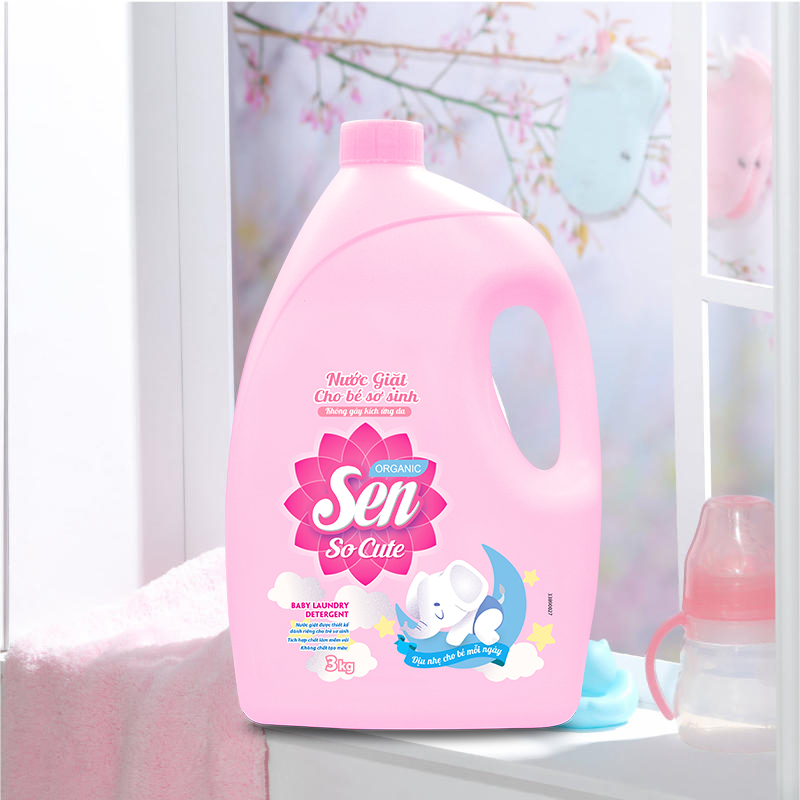 Nước Giặt Sen Cho Trẻ Sơ Sinh 