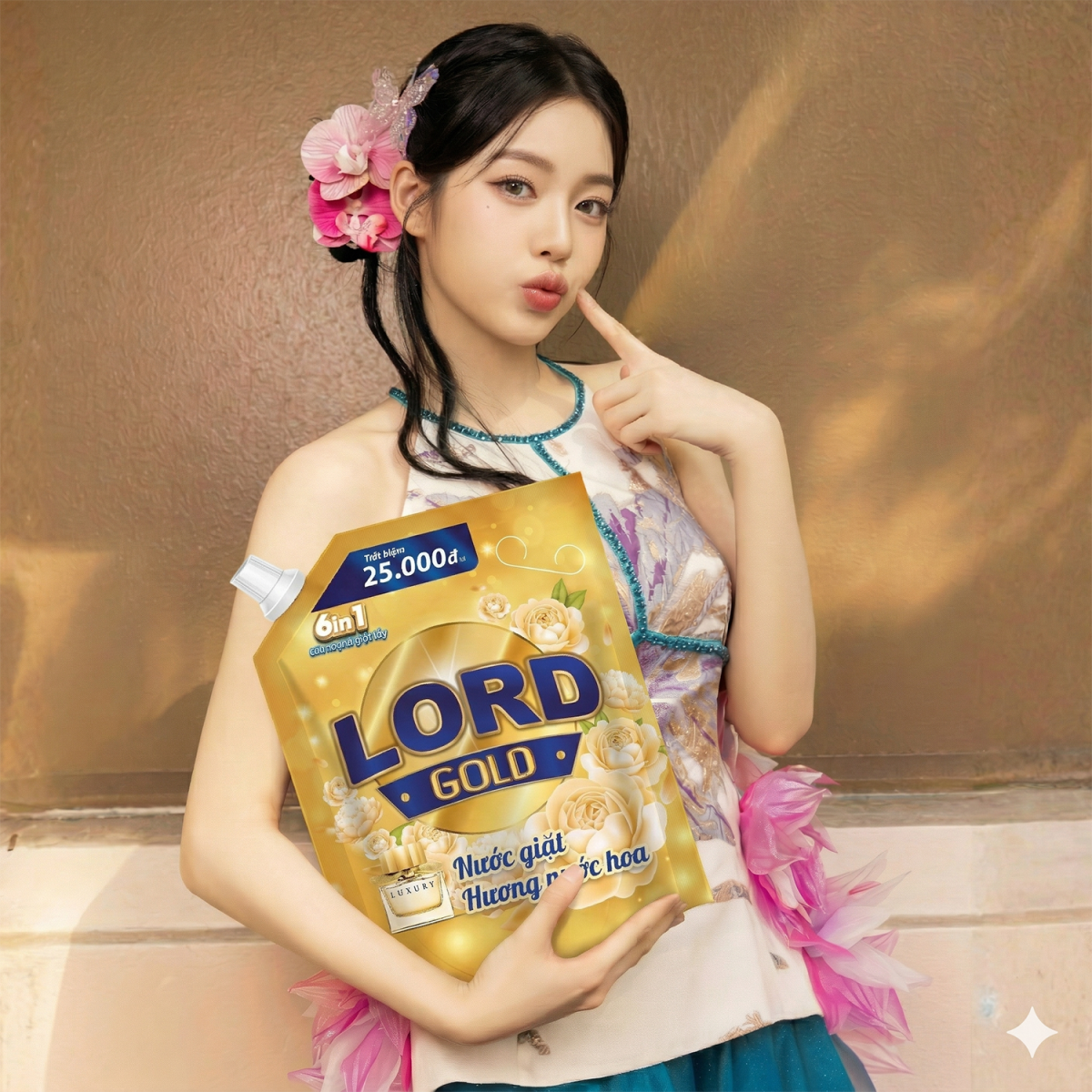 Nước giặt Lord Gold hương nước hoa quyến rũ