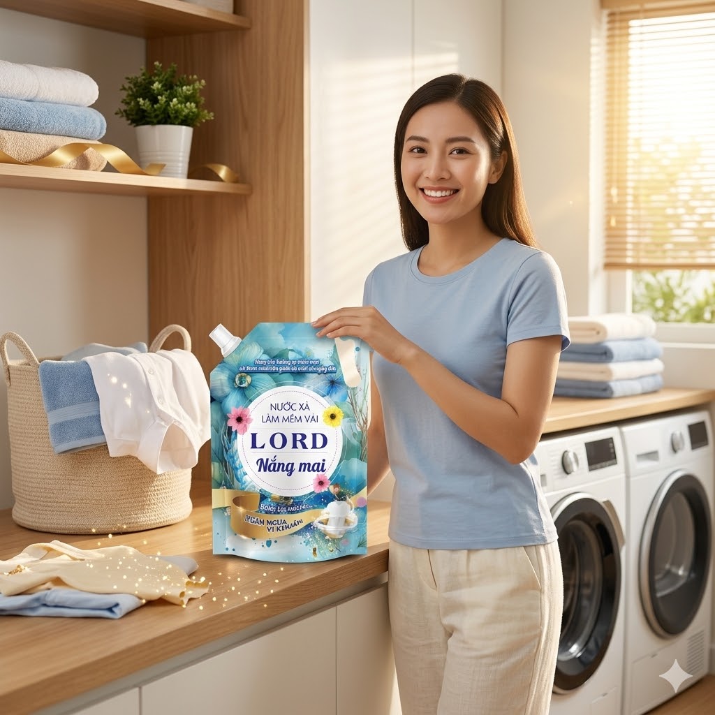  Nước Xả Làm Mềm Vải Lord Nắng Mai