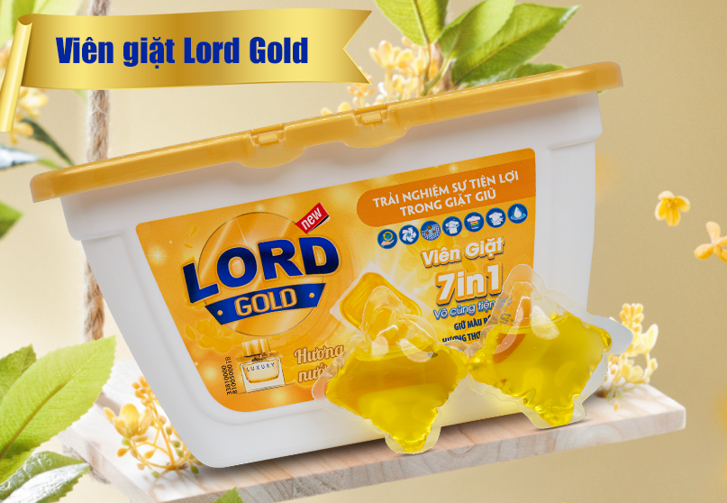 Viên Giặt Lord Gold hương nước hoa