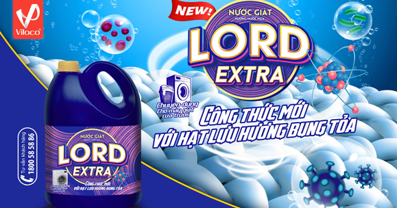 Nước giặt Lord Extra hương nước hoa - Hương thơm cuộc sống của bạn