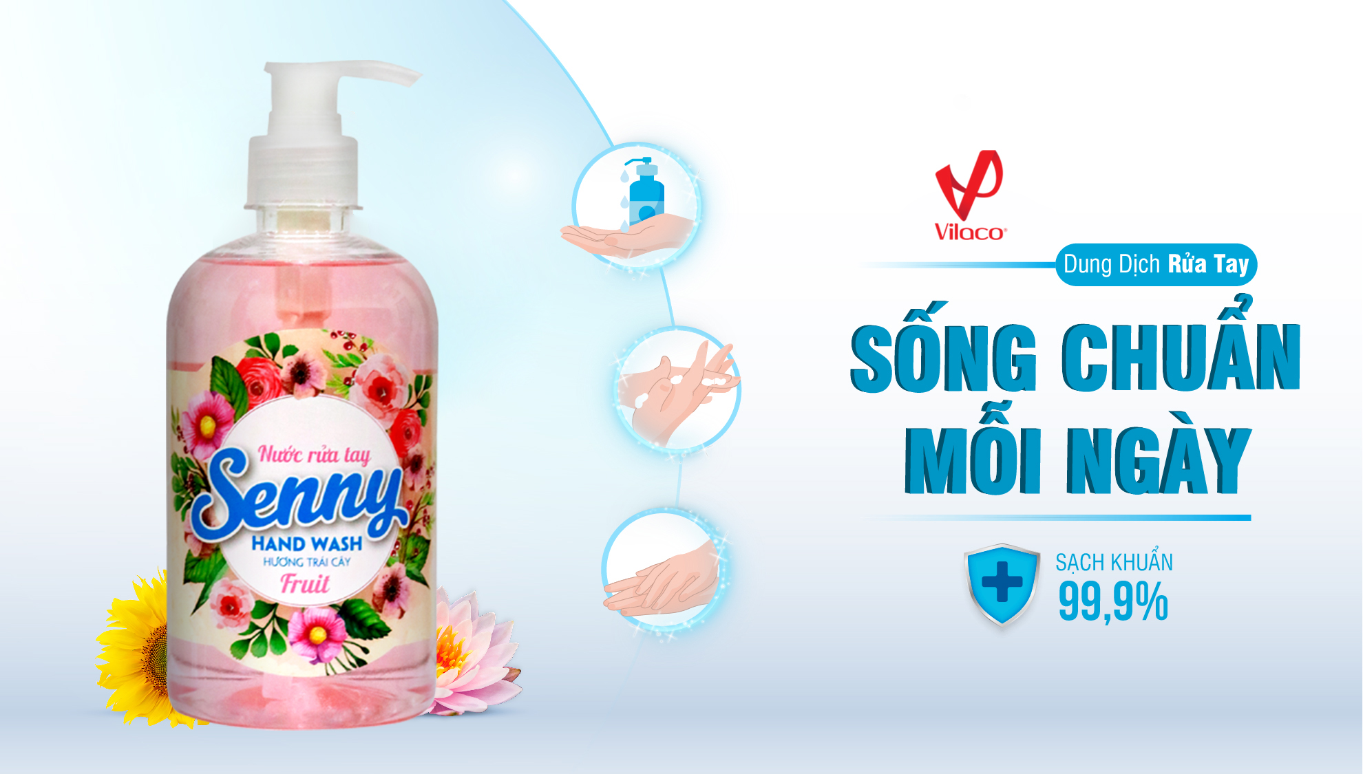 Rửa Tay Với Senny Trái Cây Mỗi Ngày, Tay Bé Sạch Thơm, Phòng Dịch Hiệu Quả
