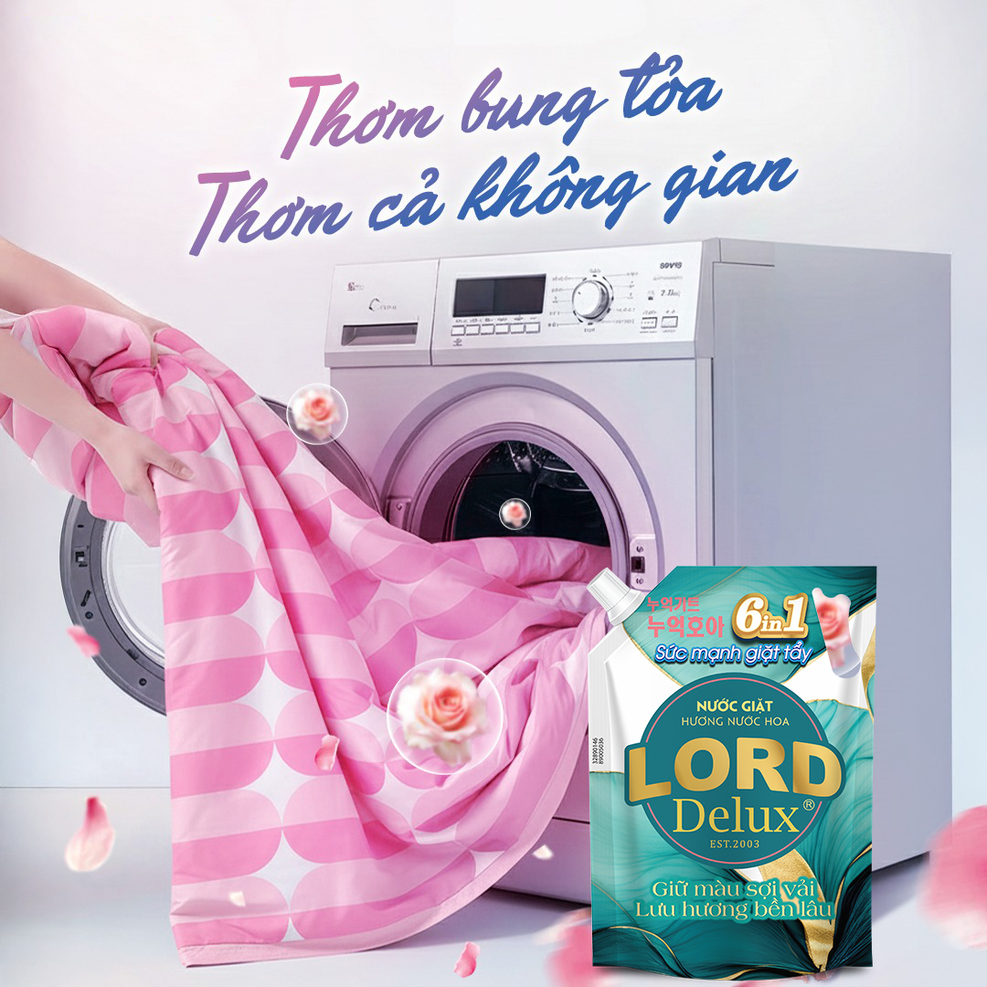 Nước Giặt Lord Delux – Đẳng Cấp Hương Nước Hoa Cho Trang Phục