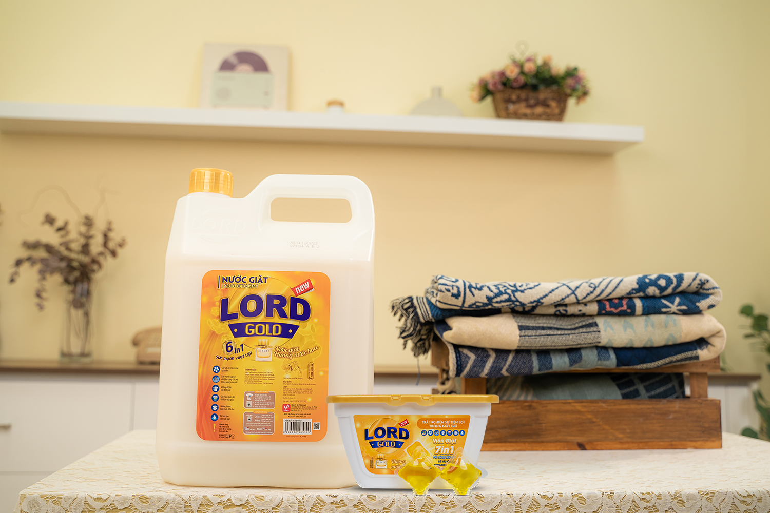 Tinh Hoa Hương Nước Hoa Trong Từng Giọt Giặt – Nước Giặt Lord Gold
