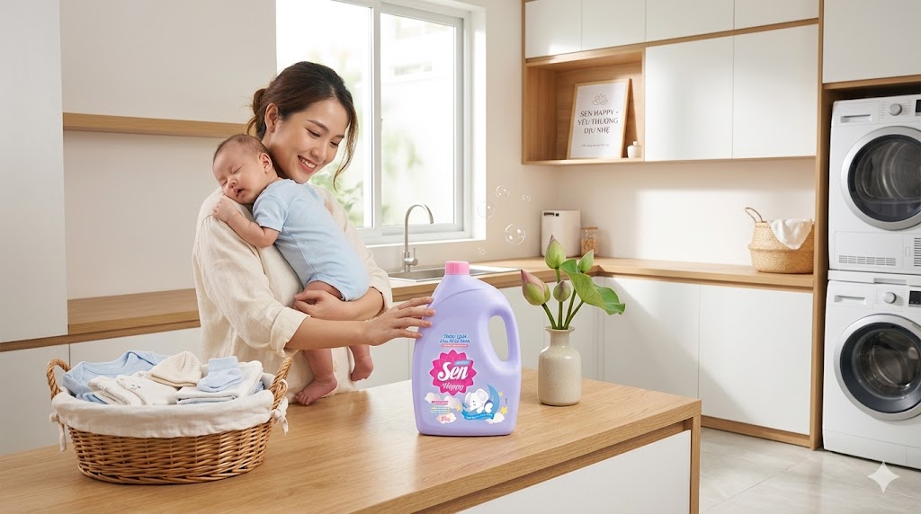 Review Từ Mẹ Bỉm Sữa: Nước Giặt Cho Bé Sơ Sinh Sen – Lựa Chọn An Toàn Cho Làn Da Nhạy Cảm Của Bé