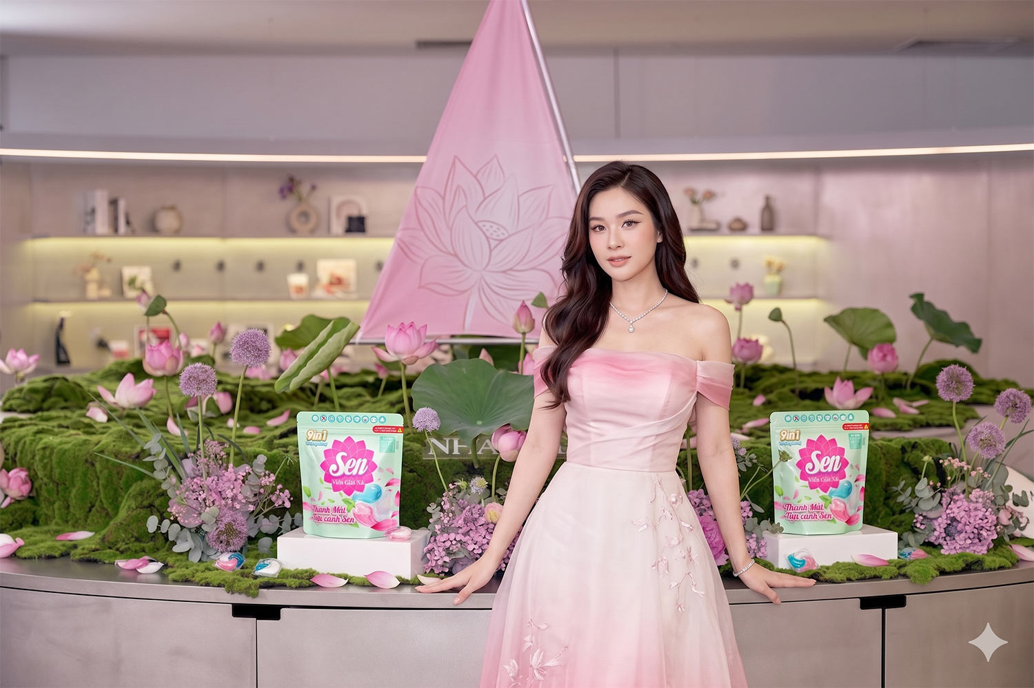 Viên Giặt Xả Sen Thanh Mát Tựa Cánh Sen 30 Viên/Hộp – Giải Pháp Giặt Giũ Tiện Lợi Cho Gia Đình Hiện Đại