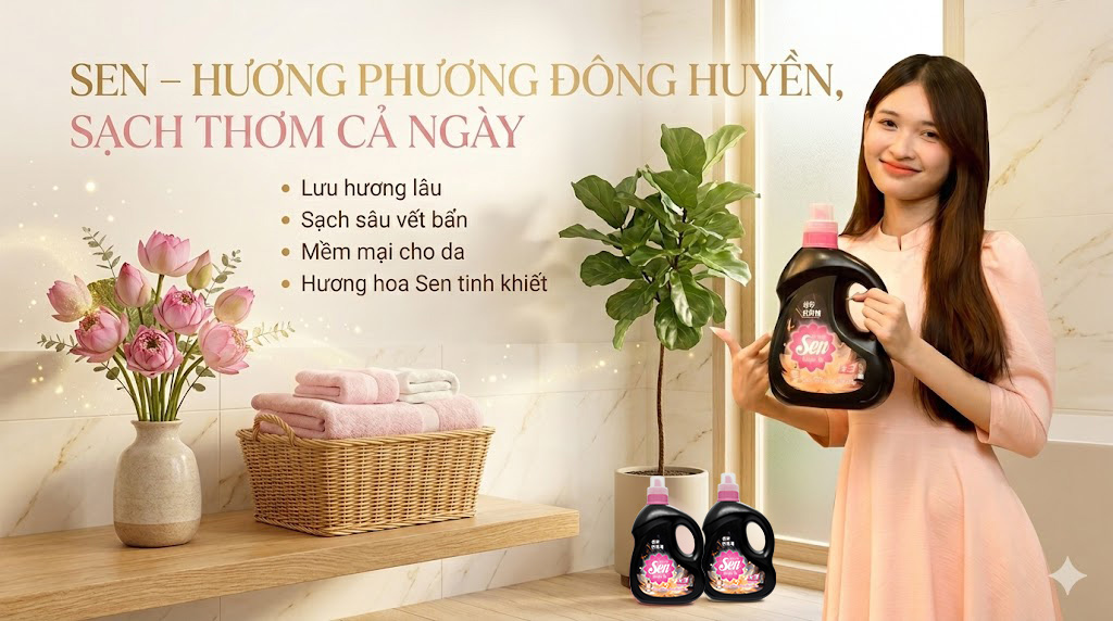 Sen Huyền Bí Hương Nước Hoa – Lưu Hương Sang Trọng, Mềm Mại Từng Sợi Vải
