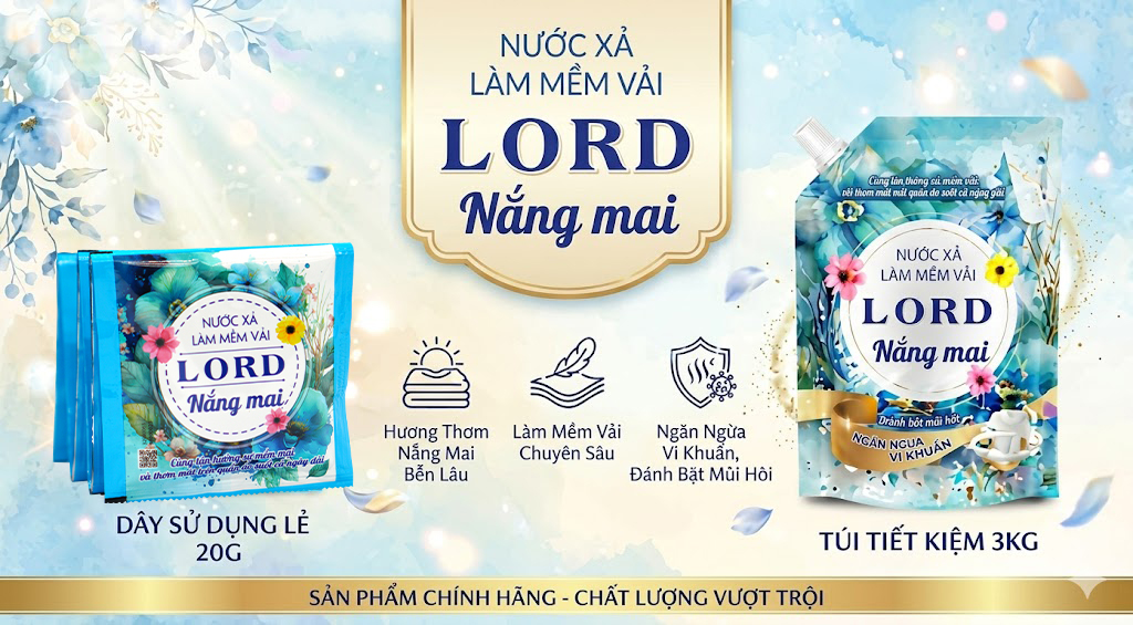 Đánh Thức Cảm Giác Tươi Mới Với Nước Xả Lord Nắng Mai