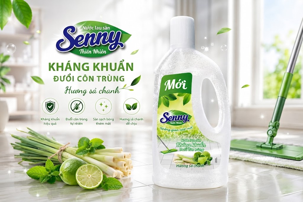 Đánh Giá Nước Lau Sàn Senny Hương Sả Chanh: Bí Quyết Giữ Sạch Tổ Ấm Từ Thiên Nhiên