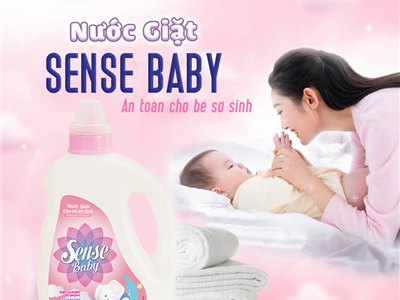 Giặt Sạch An Toàn Cho Bé Với Sense Baby - Bảo Vệ Từng Sợi Vải, Dịu Êm Từng Giấc Ngủ