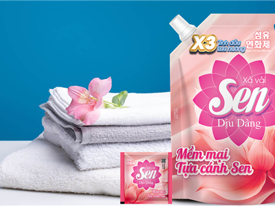 Nước xả vải Sen dịu dàng | Mềm Mại Như Nhung – Hương Sen Tinh Khiết Vấn Vương