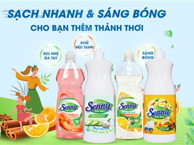 Nước rửa chén Senny thiên nhiên - Sống xanh ngay từ gian bếp gia đình
