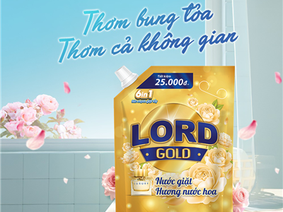 Sang Trọng Đậm Dấu Ấn – Nước Giặt Lord Gold Hương Nước Hoa Tinh Tế 