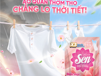 Thơm Sang – Mềm Mượt:  Nước xả vải Sen Làm Chị Em “Phải Mua Lại Lần Hai”
