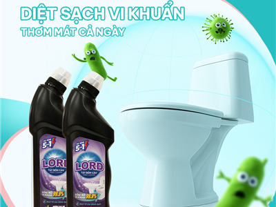 Tẩy Bồn Cầu Lord Hương Thơm Ngát – Giải Pháp Giữ Nhà Vệ Sinh Luôn Sạch Tinh Tươm 
