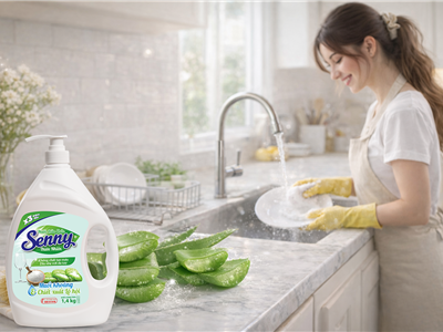 Nước Rửa Chén Senny Thiên Nhiên Tinh Chất Lô Hội – Sạch Bóng Chén Đĩa, Dịu Nhẹ Cho Đôi Tay