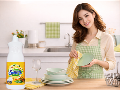 Nước Rửa Chén Senny Hương Quế – Làm Sạch Hiệu Quả, Hương Thơm Ấm Áp Cho Gian Bếp