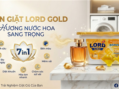 Viên Giặt Lord Gold Hương Nước Hoa – Xu Hướng Giặt Giũ Được Nhiều Gia Đình Yêu Thích
