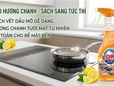 Nước Lau Bếp Lord Hương Chanh – Giải Pháp Làm Sạch Gian Bếp Được Nhiều Gia Đình Yêu Thích