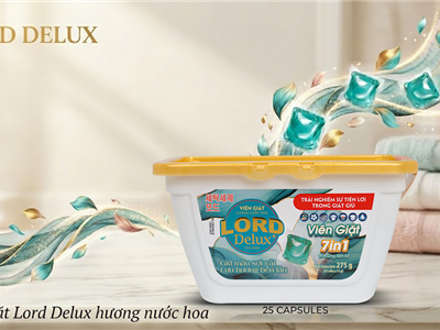 Viên Giặt Lord Delux Hương Nước Hoa: Giải Pháp Giặt Giũ Thông Minh, Lưu Hương Đẳng Cấp