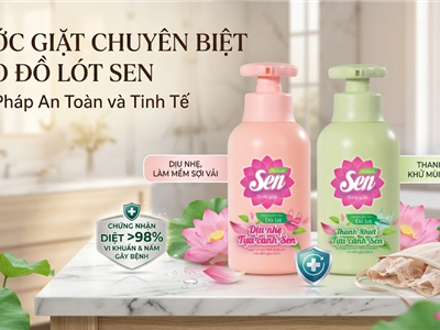 Nước Giặt Chuyên Biệt Cho Đồ Lót Sen – Bí Quyết Giữ Đồ Lót Sạch Khuẩn, Mềm Mại Và Thơm Mát Mỗi Ngày